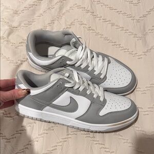 Nike Gray and White Men's Shoes